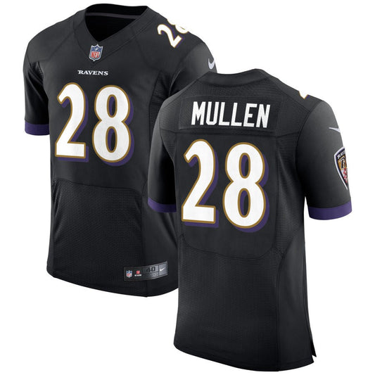 Trayvon Mullen Baltimore Ravens Nike Speed Machine Elite Jersey - Black