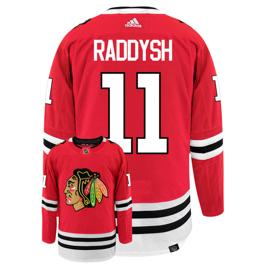 Taylor Raddysh Chicago Blackhawks Adidas Primegreen Authentic NHL Hockey Jersey