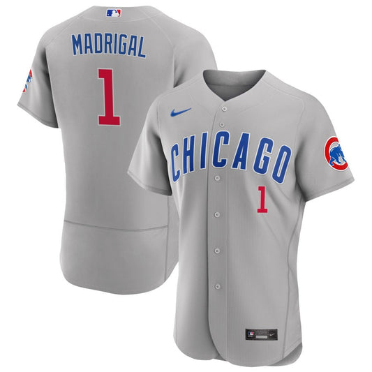 Nick Madrigal Chicago Cubs Nike Road Authentic Jersey - Gray