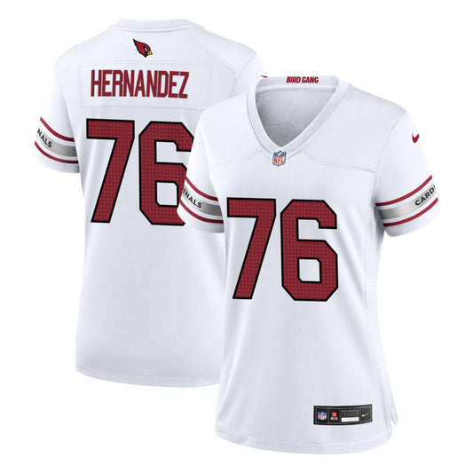 Will Hernandez Arizona Cardinals Nike Women's Game Jersey - White