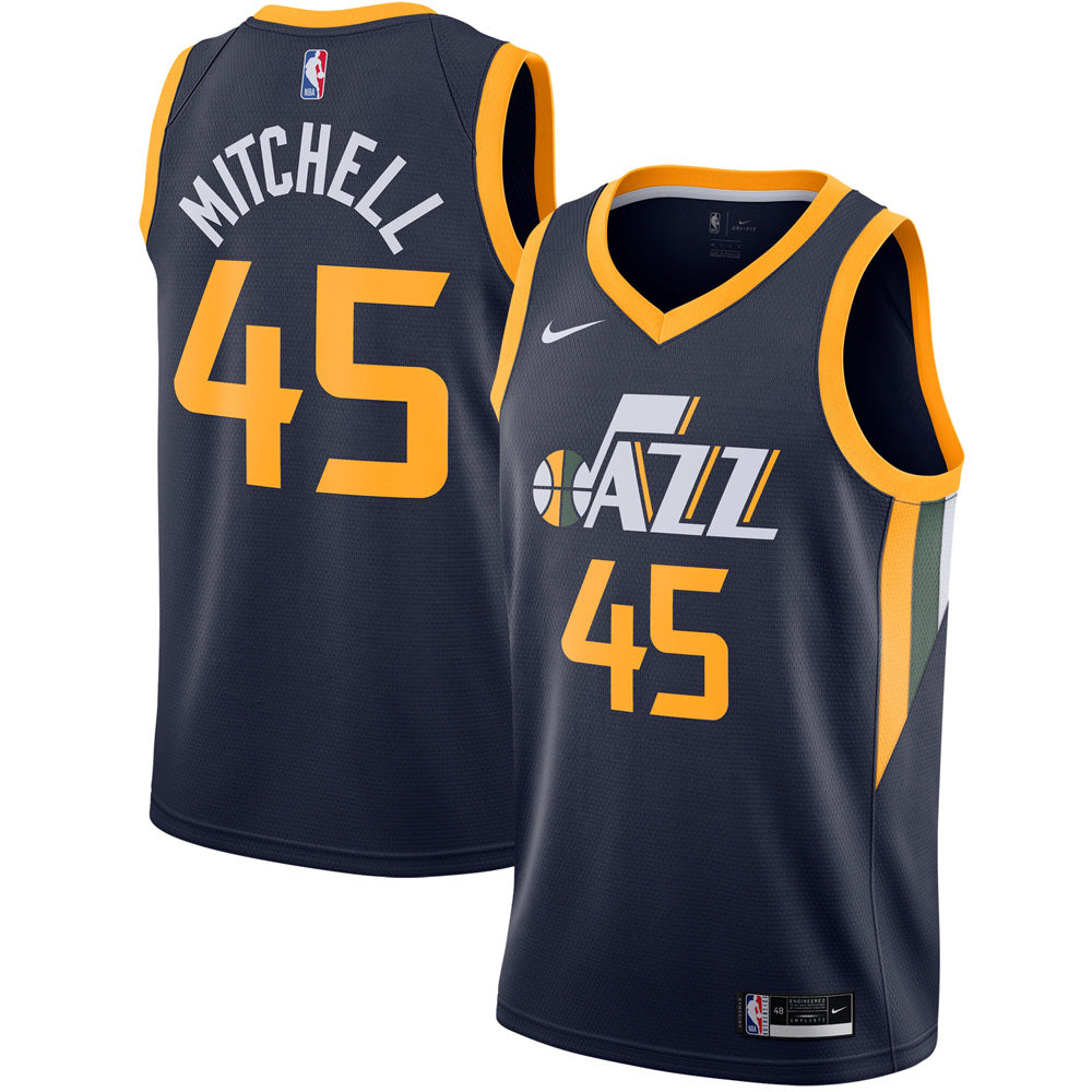 Men's Utah Jazz Donovan Mitchell Icon Edition Jersey - Navy