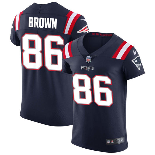 Pharaoh Brown New England Patriots Nike Vapor Elite Jersey - Navy