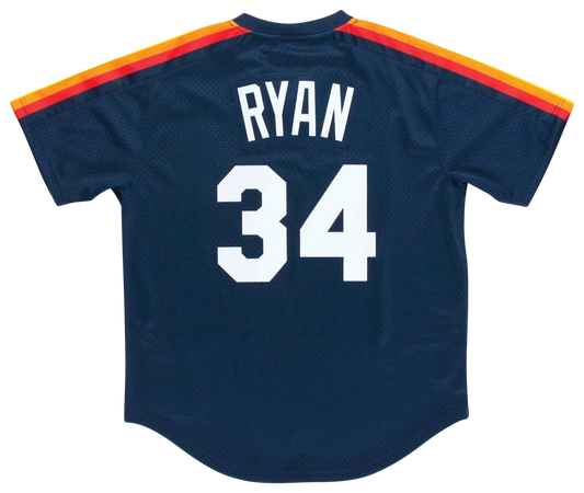 Men's Ryan Nolan Mitchell & Ness Astros BP Jersey - Navy