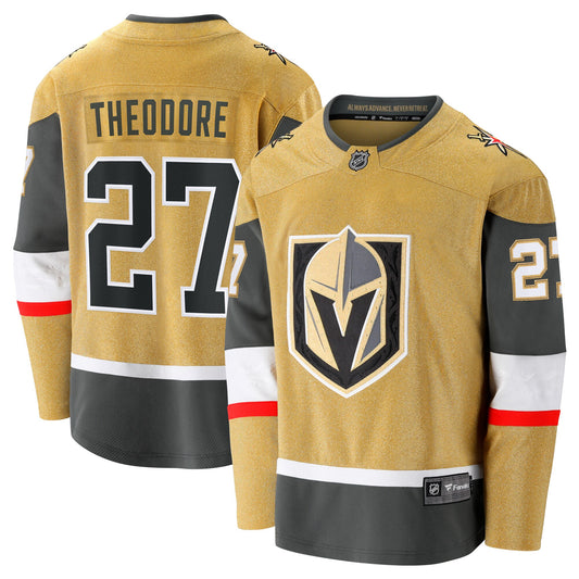 Shea Theodore Vegas Golden Knights Fanatics Branded Home Breakaway Jersey - Gold