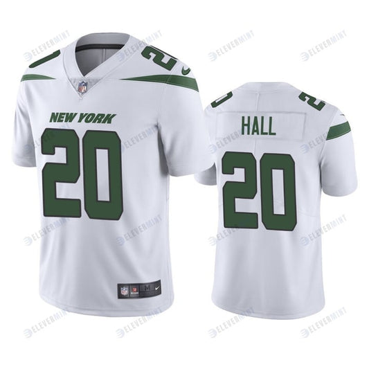 New York Jets Breece Hall 20 White Vapor Limited Jersey