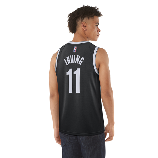 Men's Irving Kyrie Nike Nets Swingman Jersey - Black