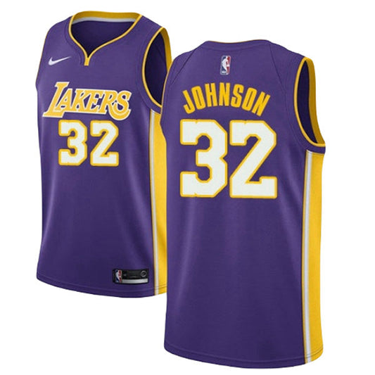 Youth Los Angeles Lakers Magic Johnson Statement Edition Jersey - Purple