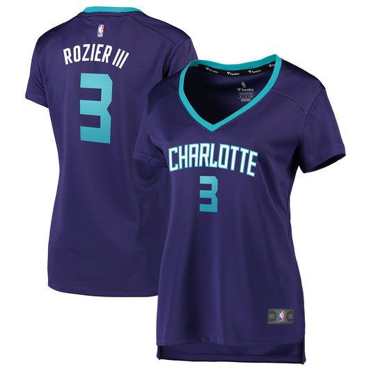 Terry Rozier Charlotte Hornets Fanatics Branded Women's Fast Break Replica Jersey Purple - Statement Edition