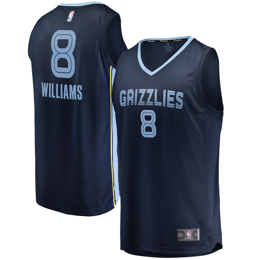 Ziaire Williams Memphis Grizzlies Fanatics Branded 2021/22 Fast Break Replica Jersey - Icon Edition - Navy