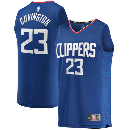 Robert Covington LA Clippers Fanatics Branded 2021/22 Fast Break Replica Jersey - Icon Edition - Royal