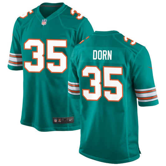 Myles Dorn Miami Dolphins Nike Alternate Game Jersey - Aqua