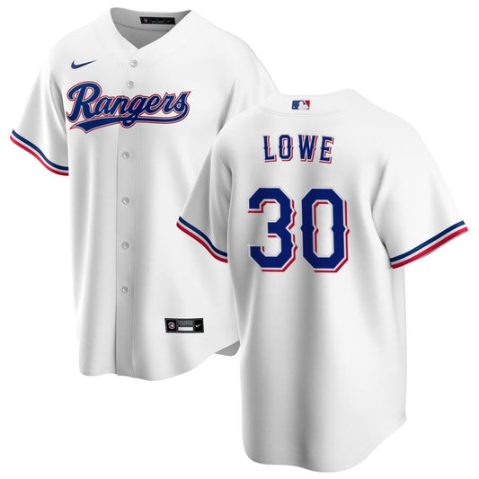 Nathaniel Lowe Texas Rangers Nike Home Replica Jersey - White