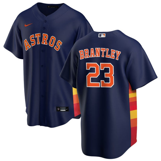 Michael Brantley Houston Astros Nike Alternate Replica Jersey - Navy