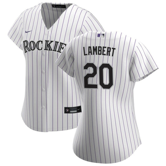 Peter Lambert Colorado Rockies Nike Women's Home Replica Jersey - White