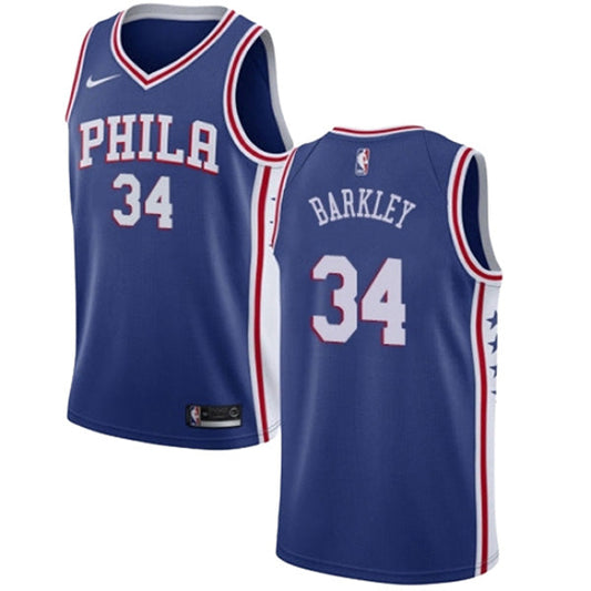 Men's Philadelphia 76ers Charles Barkley Icon Edition Jersey - Purple