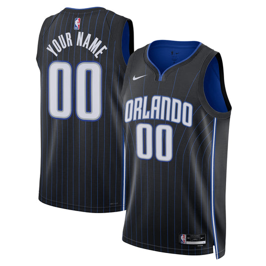 Orlando Magic Nike Unisex Swingman Custom Jersey Black - Icon Edition