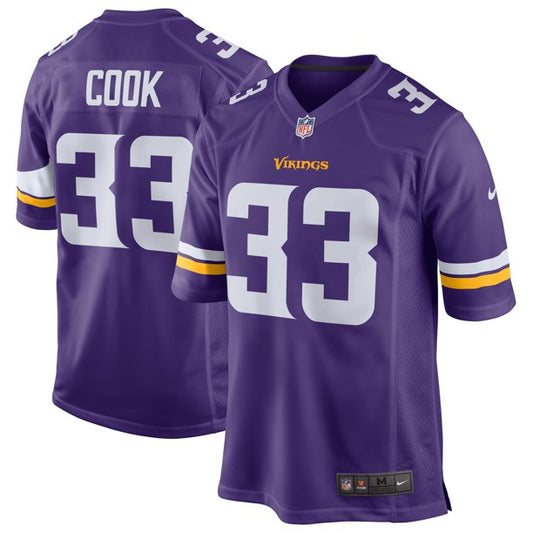 Men's Minnesota Vikings Dalvin Cook Game Jersey Purple