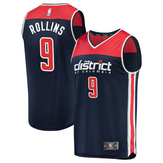 Ryan Rollins Washington Wizards Fanatics Branded Youth Fast Break Replica Jersey Navy - Statement Edition