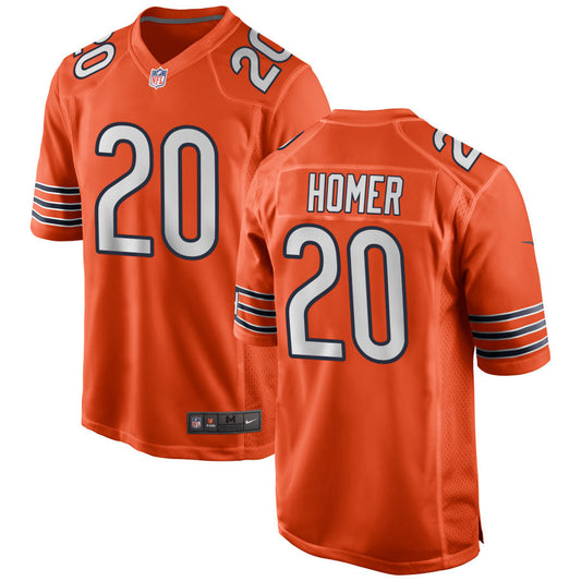 Travis Homer Chicago Bears Nike Alternate Game Jersey - Orange