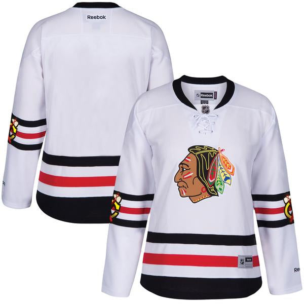 Womens Chicago Blackhawks 2017 Winter Classic Premier Blank Jersey