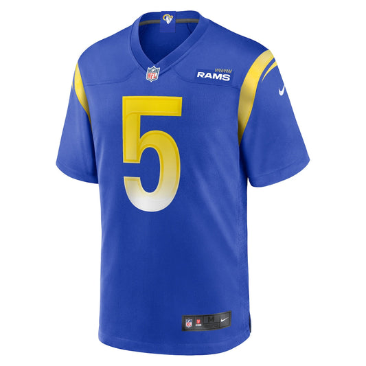 Men's Jalen Ramsey Nike Rams Game Day Jersey - Blue