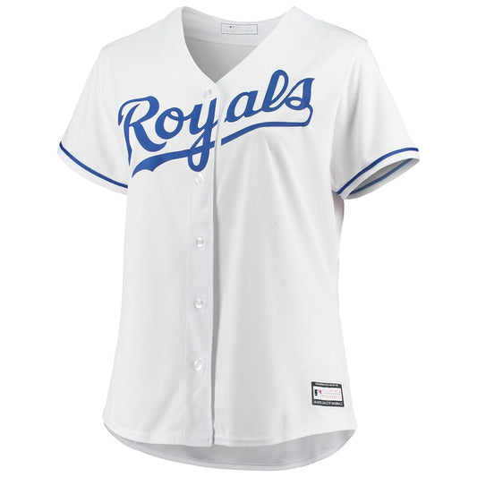 Women's  Profile Royals Plus Size Home Replica Team Jersey - White