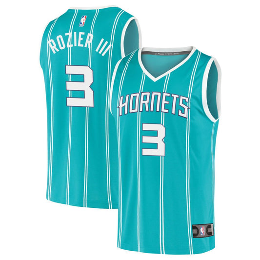 Terry Rozier III Charlotte Hornets Fanatics Branded Youth 2020 Fast Break Replica Jersey - Icon Edition - Teal