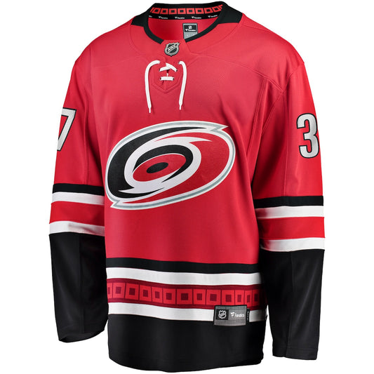 Men's Andrei Svechnikov Fanatics Hurricanes Home Premier Breakaway Jersey - Red