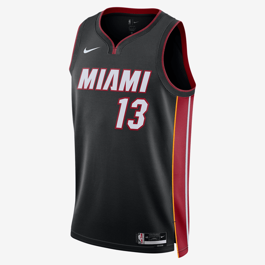 Miami Heat Icon Edition 2022/23 Nike Dri-FIT NBA Swingman Jersey - Black