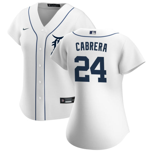 Miguel Cabrera Detroit Tigers Nike Women's Home Replica Jersey - White