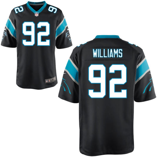 Raequan Williams Carolina Panthers Nike Youth Game Jersey - Black