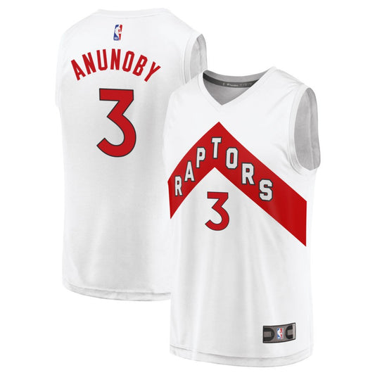 O.G. Anunoby Toronto Raptors Fanatics Branded Fast Break Replica Jersey - Association Edition - White