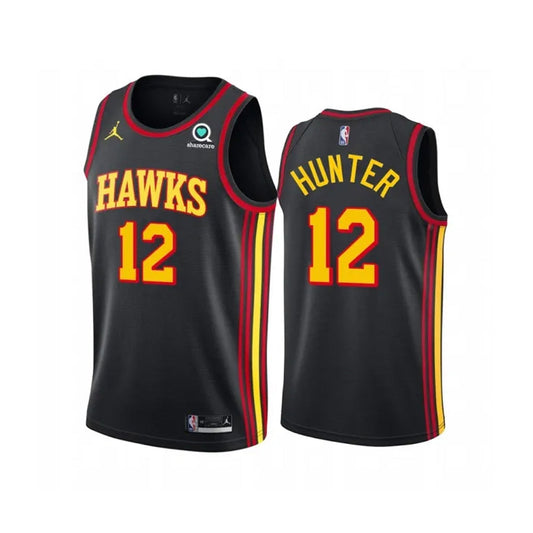 Men's Atlanta Hawks De'Andre Hunter Statement Edition Jersey - Black