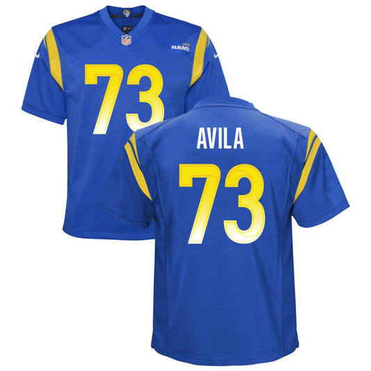 Steve Avila Los Angeles Rams Nike Youth Game Jersey - Royal