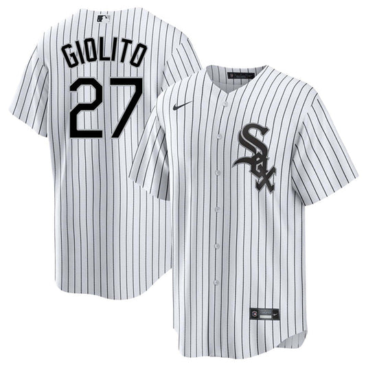 Mens Chicago White Sox Lucas Giolito Cool Base Replica Jersey White