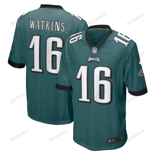 Quez Watkins 16 Philadelphia Eagles Player Jersey - Midnight Green