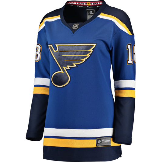 Women's Robert Thomas Fanatics Blues Breakaway Jersey - Blue