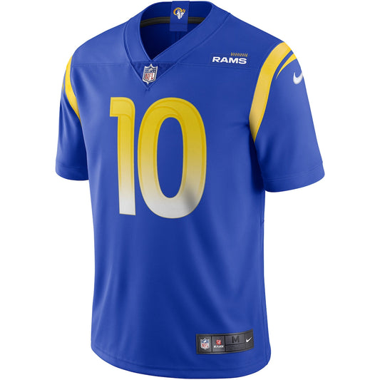 Men's Cooper Kupp Nike Rams Bone Vapor Limited Jersey - Blue