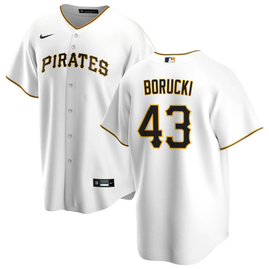 Ryan Borucki Pittsburgh Pirates Nike Home Replica Jersey - White