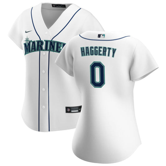 Sam Haggerty Seattle Mariners Nike Women's Home Replica Jersey - White