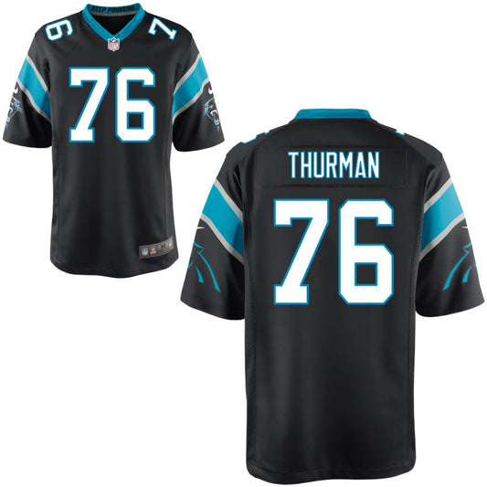 Nick Thurman Carolina Panthers Nike Youth Game Jersey - Black