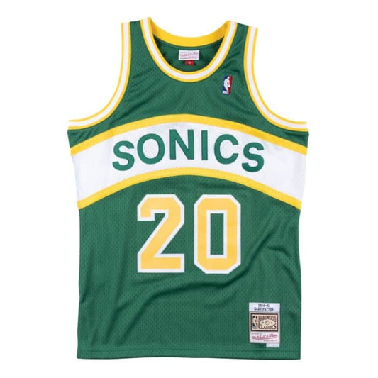 Men's Seattle SuperSonics Gary Payton Mitchell & Ness Green 1994-95 Hardwood Classics Swingman Jersey