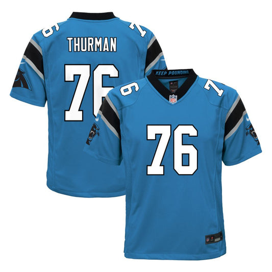 Nick Thurman  Carolina Panthers Nike Youth Alternate Game Jersey - Blue