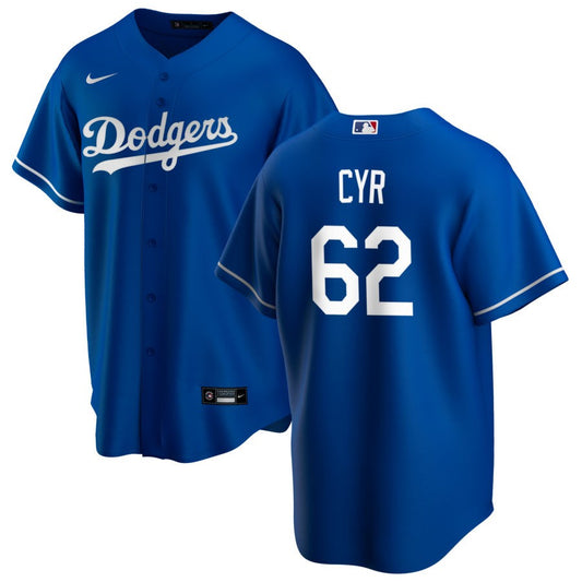 Tyler Cyr Los Angeles Dodgers Nike Alternate Replica Jersey - Royal