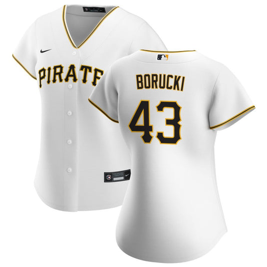 Ryan Borucki Pittsburgh Pirates Nike Women's Home Replica Jersey - White