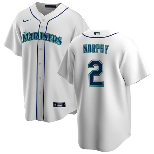 Tom Murphy Seattle Mariners Nike Youth Home Replica Jersey - White