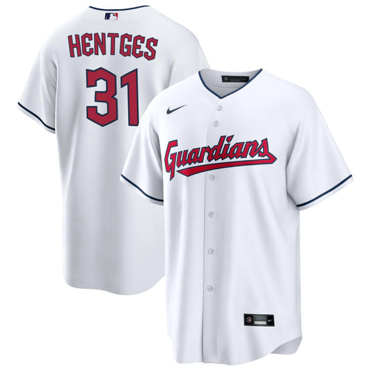 Sam Hentges Cleveland Guardians Nike Youth Replica Jersey - White