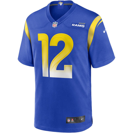 Men's Van Jefferson Nike Rams Game Jersey - Blue