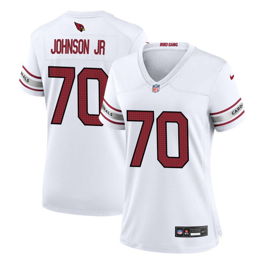 Paris Johnson Jr Arizona Cardinals Nike Women's Game Jersey - White