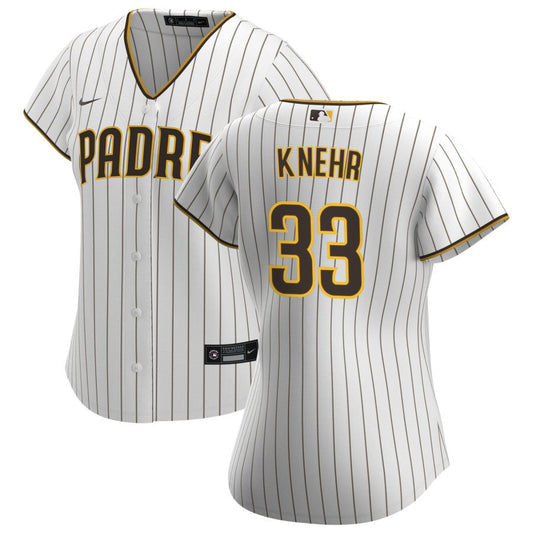 Reiss Knehr San Diego Padres Nike Women's Home Replica Jersey - White